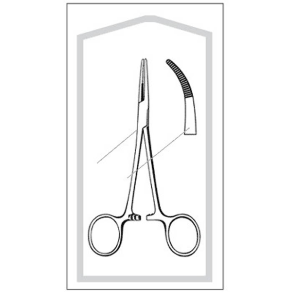 Hemostatic Forceps Econo Sterile™ Kelly 5-1/2 Inch