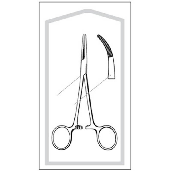 Hemostatic Forceps Econo Sterile™ Kelly 5-1/2 Inch
